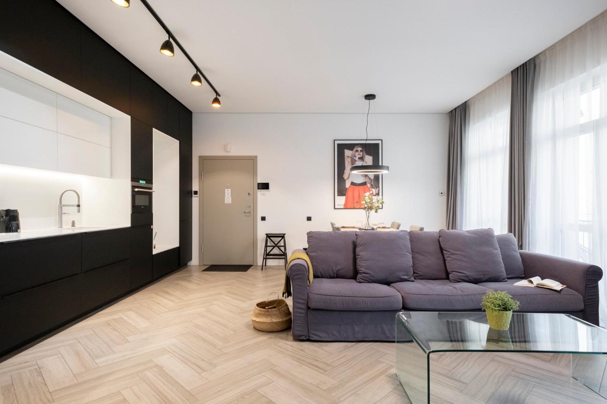 Cohost I Oldtown 60M2 Apt W-Garage Parking, Balcony & Self Check-In VNO Exteriér fotografie