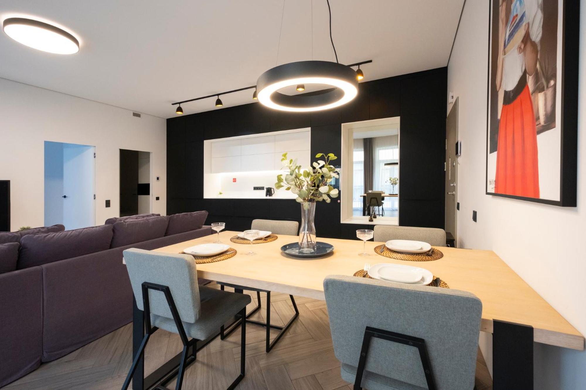 Cohost I Oldtown 60M2 Apt W-Garage Parking, Balcony & Self Check-In VNO Exteriér fotografie
