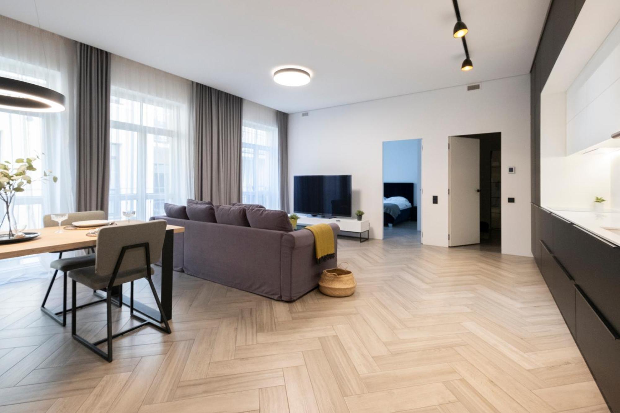 Cohost I Oldtown 60M2 Apt W-Garage Parking, Balcony & Self Check-In VNO Exteriér fotografie